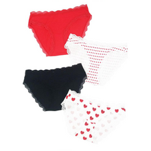 Load image into Gallery viewer, Heart Eye Four Pack Knicker Box