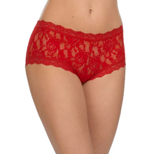 Load image into Gallery viewer, Signature Lace Boyshort- Red