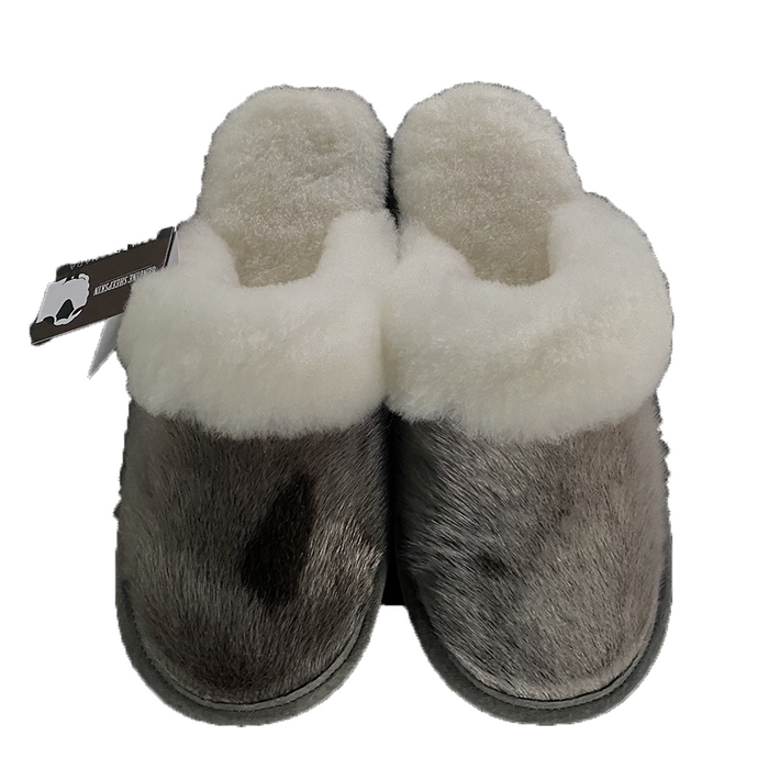 Ladies Sheepskin w/Seal Trim Slip On