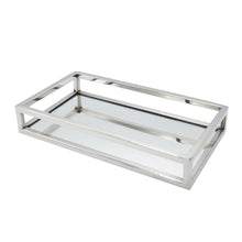 Load image into Gallery viewer, Aspen Silver Rectangle Tray ( 14&quot;x7&quot;)