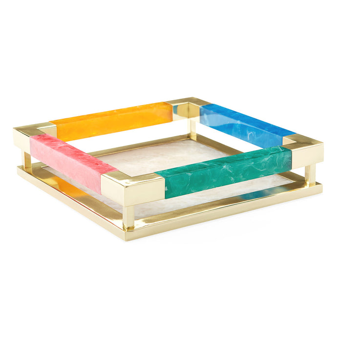 Mustique Square Tray - Multi