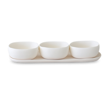 Load image into Gallery viewer, Trio of Bowls on Dish Set