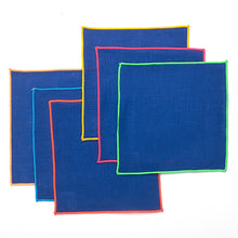 Load image into Gallery viewer, Frame Cocktail Napkins - Blue