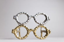Load image into Gallery viewer, Lennon Hammered Aluminum Eyeglasess - Gold &amp; Silver