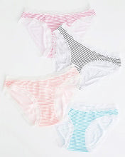 Load image into Gallery viewer, Stripe Out Knickers Set of 4