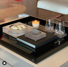 Load image into Gallery viewer, Vanity Mirror Tray in Black