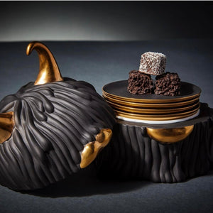 Haas Lynda Monster Box + Plates - Set of 4 - Black/Gold