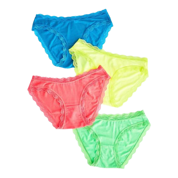 Pastel Neon Knickers Set of 4