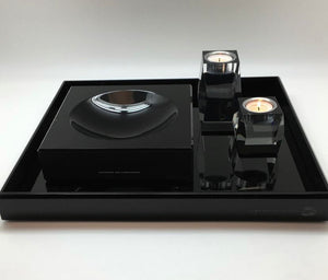 Vanity Mirror Tray in Black