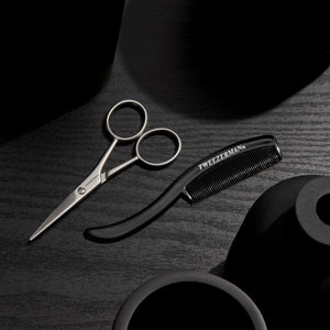 Moustache Scissors & Comb