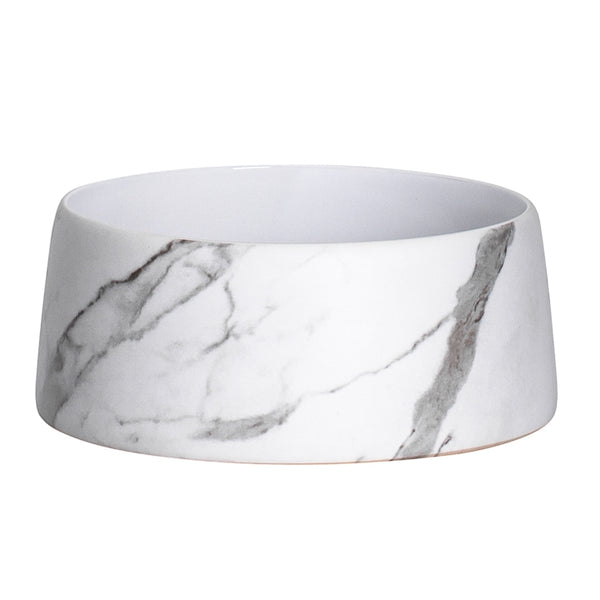 Marble Ceramic Dia Bowl - 9.5”