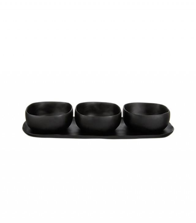 Trio of Bowls on Dish Set