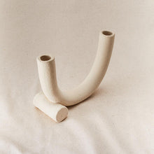 Load image into Gallery viewer, Harmony Candleholder - Raw White