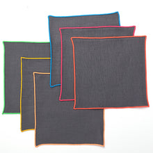 Load image into Gallery viewer, Frame Cocktail Napkins - Dark Grey
