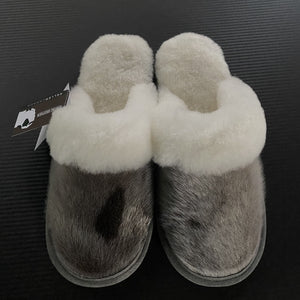 Ladies Sheepskin w/Seal Trim Slip On