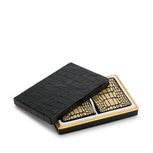 Load image into Gallery viewer, Crocodile Box With Playing Cards ( 2 Decks)