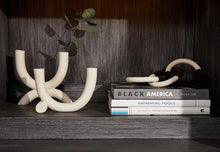 Load image into Gallery viewer, Harmony Candleholder - Raw White