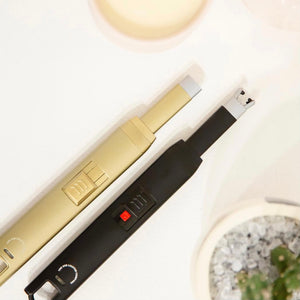Matte Rechargeable USB Candle Lighter - Black