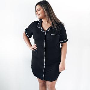 Harlow Black Nightie