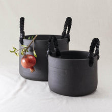 Load image into Gallery viewer, Dylan Basket - Small - Raw Black