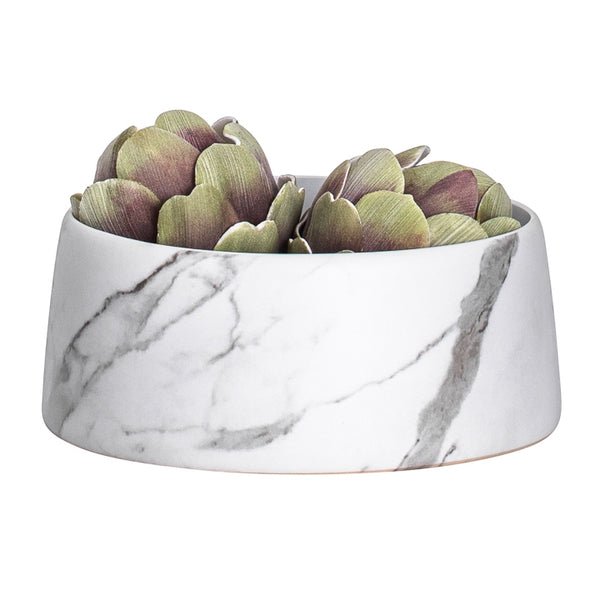 Marble Ceramic Dia Bowl - 9.5”