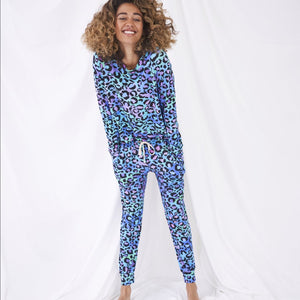 Happy Place - Galaxy Leopard Lounge Pant