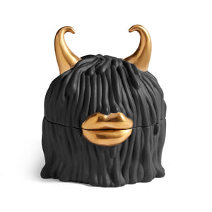 Haas Lynda Monster Box + Plates - Set of 4 - Black/Gold
