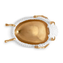 Load image into Gallery viewer, Haas Lazy Susan Catchall Tray - White/Gold