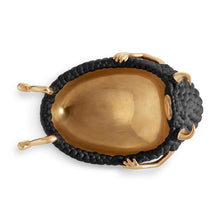 Load image into Gallery viewer, Haas Lazy Susan Catchall Tray - Black/Gold