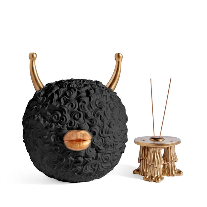 Haas Monster Incense Burner - Black/Gold