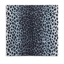 Load image into Gallery viewer, Linen Sateen Napkins - Leopard Blue
