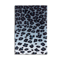 Load image into Gallery viewer, Linen Sateen Napkins - Leopard Blue