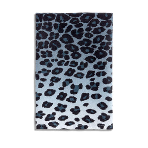 Linen Sateen Napkins - Leopard Blue
