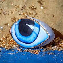 Load image into Gallery viewer, Lito Eye Paperweight - Gold/White