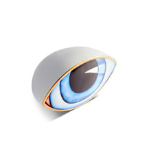 Load image into Gallery viewer, Lito Eye Paperweight - Gold/White