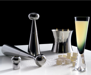 Tank Champagne Glasses Black