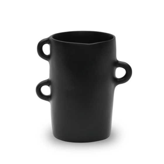 Loopy Vase - Medium - Black