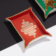 Load image into Gallery viewer, Snake Valet Tray | Poppy Orange