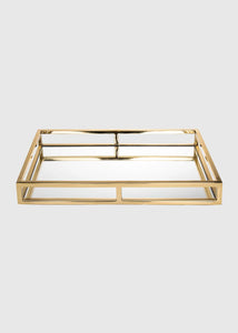 Aspen Gold Rectangle Tray ( 16"x10")