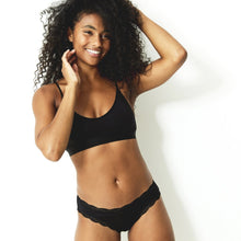 Load image into Gallery viewer, Black Four Pack Knicker Box