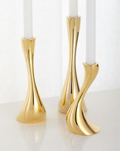 Load image into Gallery viewer, Cobra Candleholder 3pc Set - 18k Gold Plated