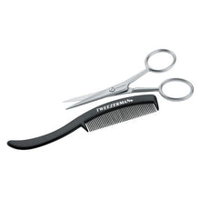 Load image into Gallery viewer, Moustache Scissors &amp; Comb