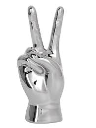 Hand ceramic Sculpture - 10” - Peace