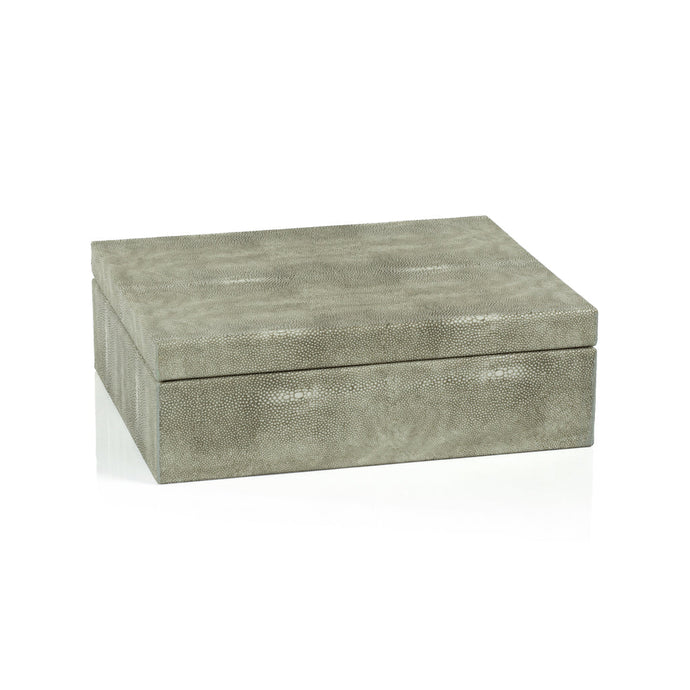 Moorea Shagreen Leather Box