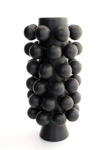 Nimbus Collection - Black Onyx Tall Vase