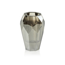 Load image into Gallery viewer, Veniza Cut Crystal Vase - Smoke