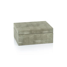 Load image into Gallery viewer, Moorea Shagreen Leather Box / small 9x7x4”