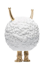 Load image into Gallery viewer, Haas Monster Ball Incense Burner - White/Gold