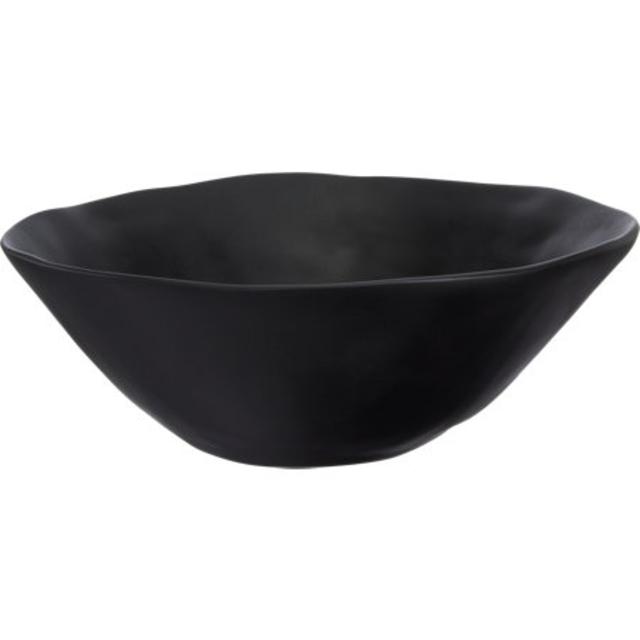 Sculpt Tapered Bowl Large - Grey & White