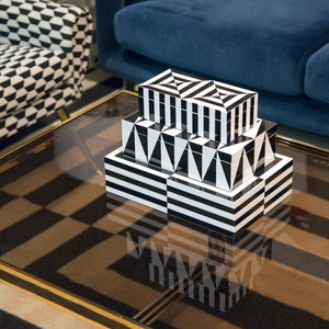 OP ART LACQUER BOX - SMALL
